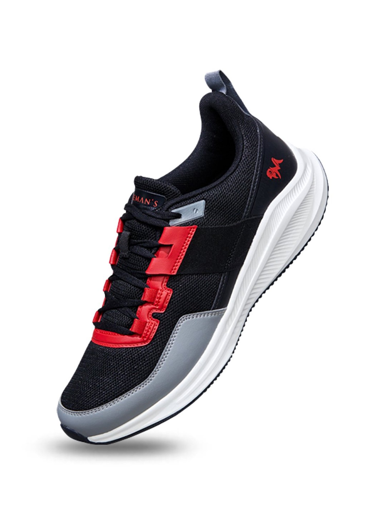 Neemans Men's The Exuberants Black Running Shoes