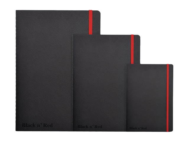 Black n' Red&trade; Notebook,B5,Flexible,Case 400110479