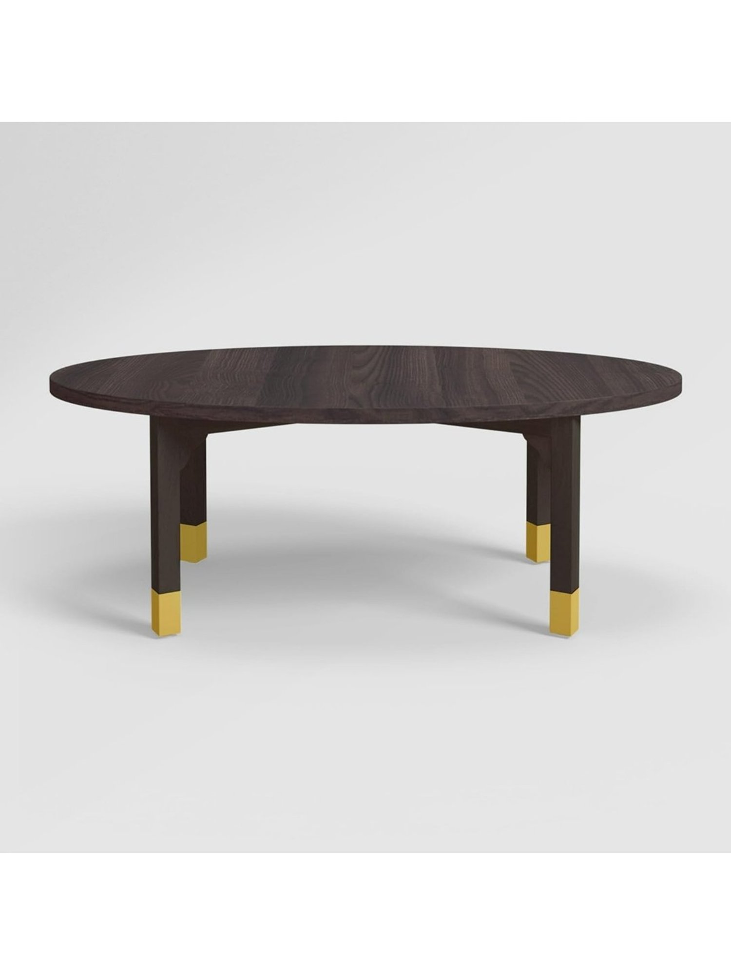 Godrej Interio Oval XL Brown Rose Wood Coffee Table