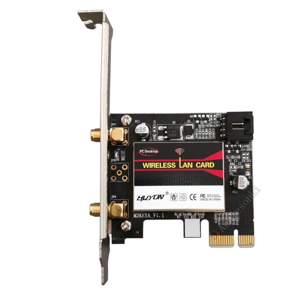 Wireless- AC 3160 Band Dual 802.11ac 433M + Bluetooth BT 4.0 PCI-E 1X 16X WIRELESS Desktop WIFI WLAN CARD for Intel 3160AC