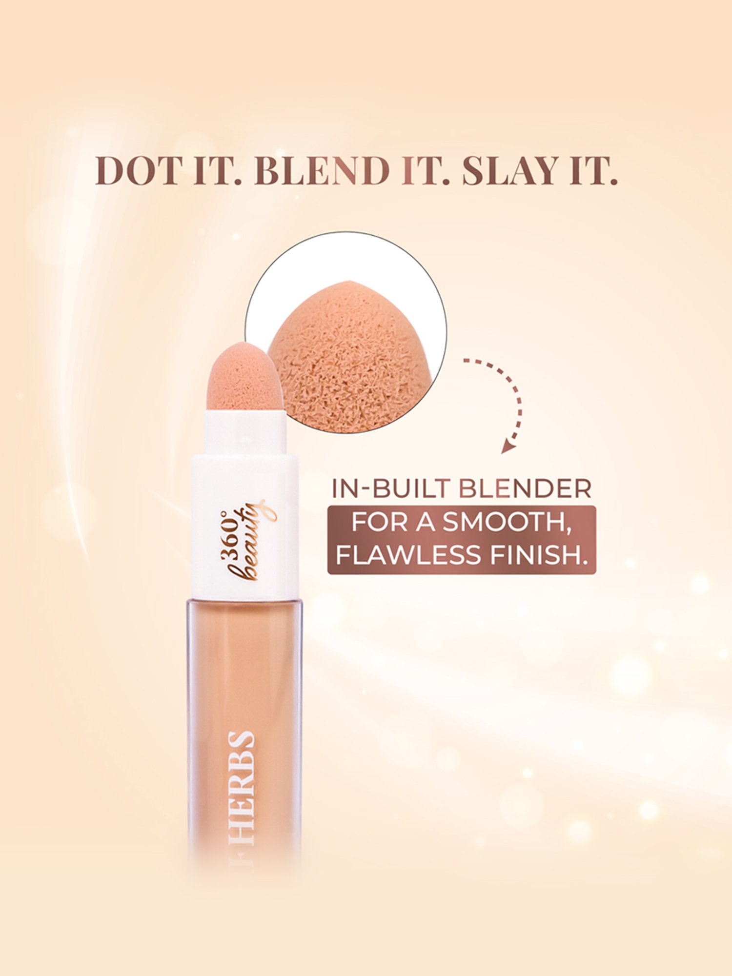 JUST HERBS Brightening & Correcting Concealer 06-Beige - 6 ml