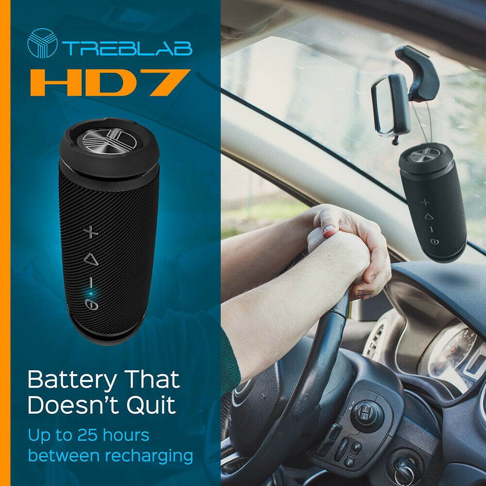 HD7 Mini Bluetooth Speaker Waterproof Portable Wireless 12W Loud Small