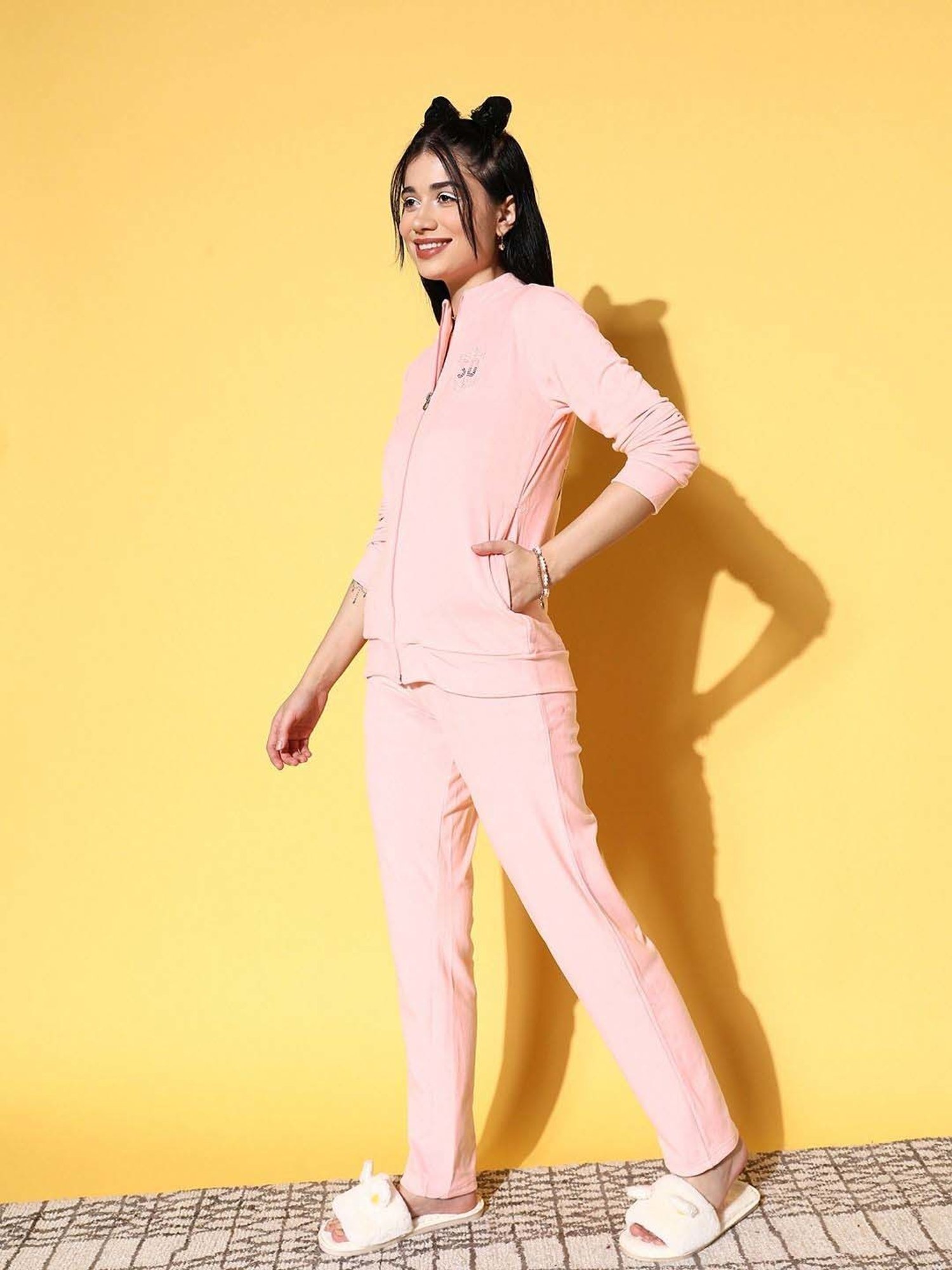 Secret Wish Lavender Hoodie With Lounge Pants