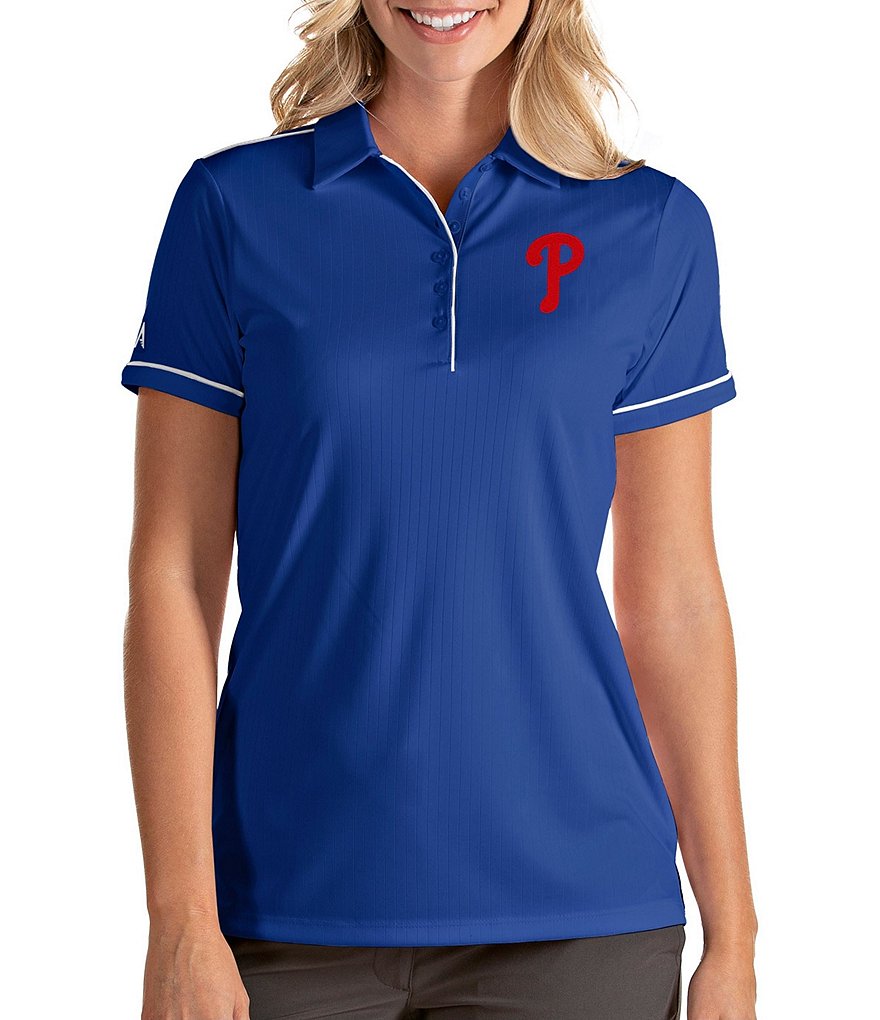Antigua Women's MLB Salute Short-Sleeve Polo Shirt