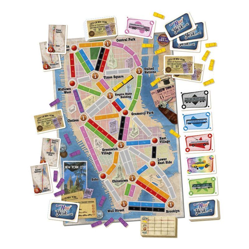 Ticket to Ride Express: New York City 1960 Board Game