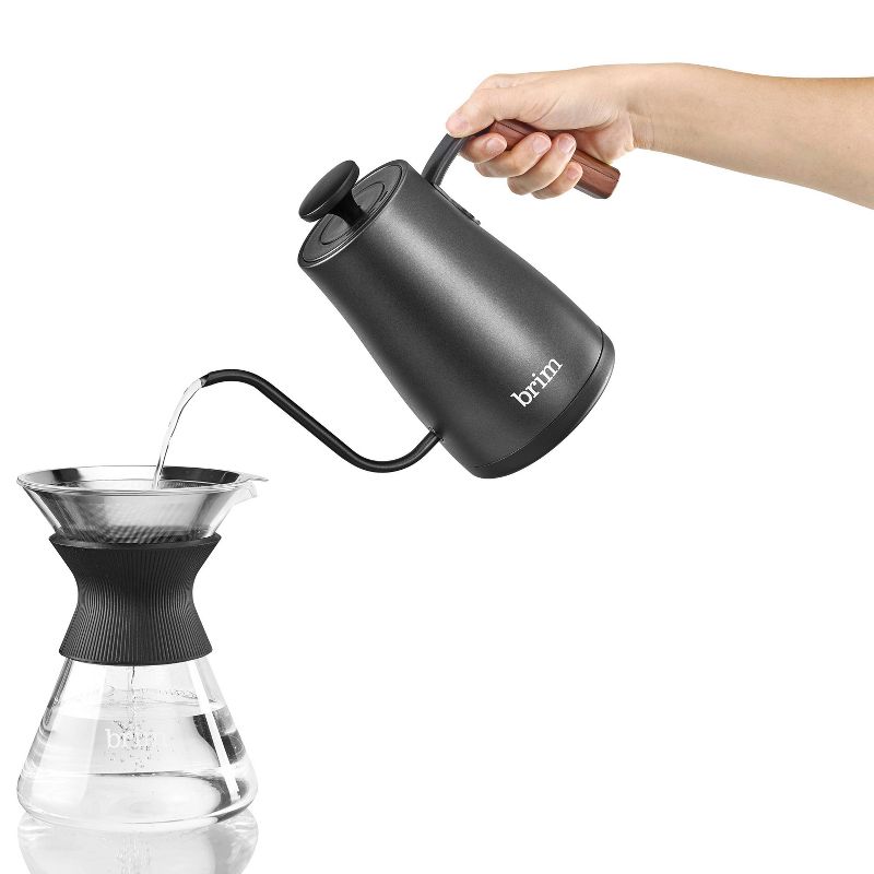 Brim 0.8L Gooseneck Kettle - Black