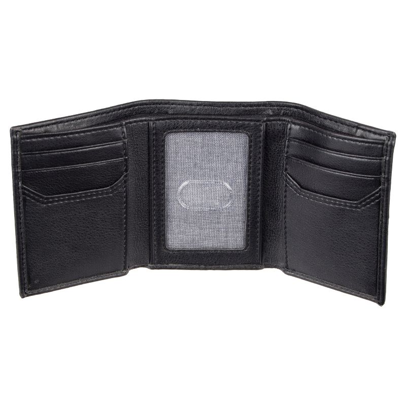 DENIZEN® from Levi's® Men's RFID Trifold with Zipper Pocket Wallet - Black
