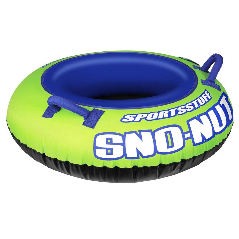 Sportsstuff Inflatable 48-Inch Sno-Nut Snow Tube with Foam Handles | 30-3201