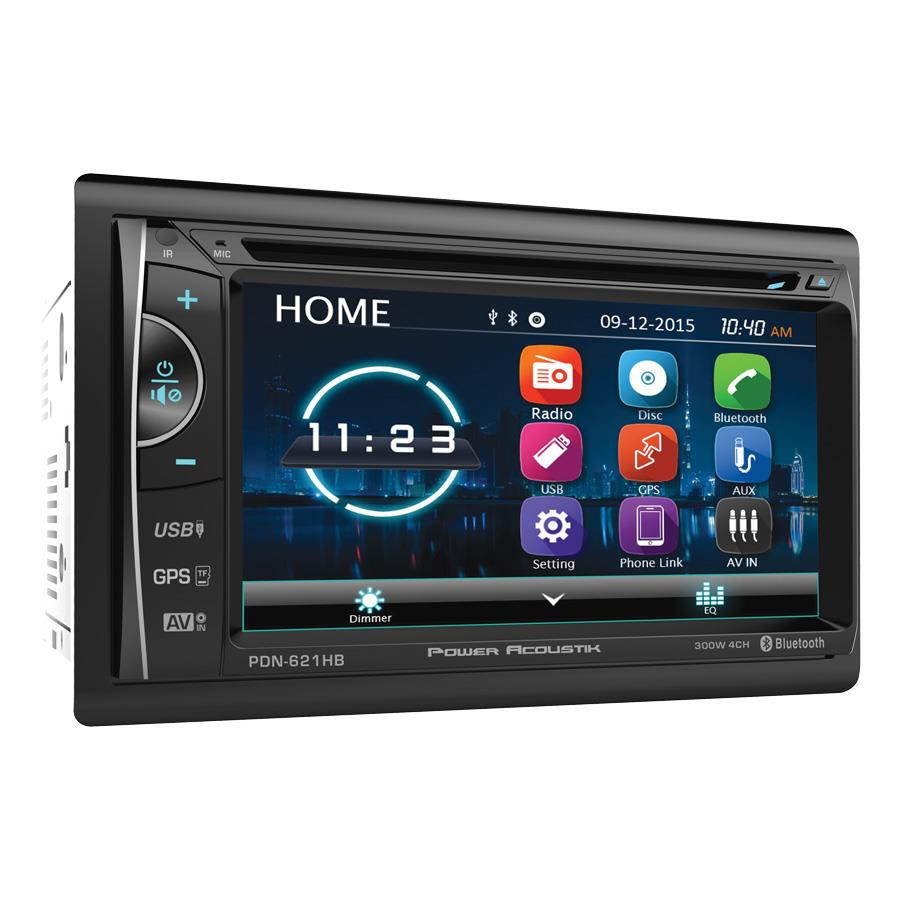 Power Acoustik Pdn-621hb 2din Dvd Incite Gps 6.2in