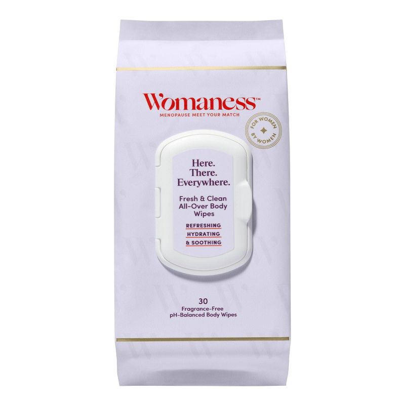 Womaness Here There Everywhere pH Balanced Wipes - 30ct