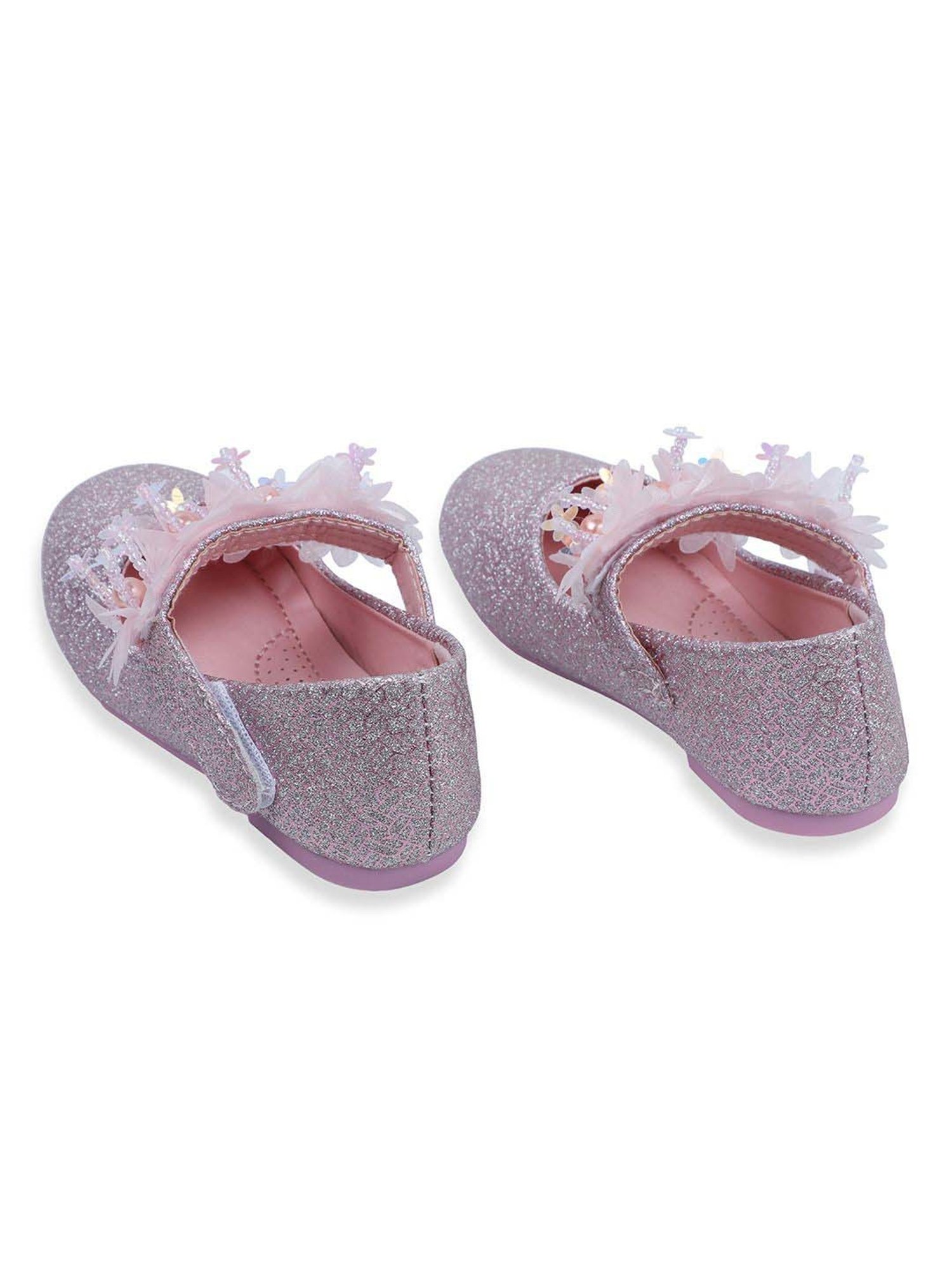 Shoetopia Kids Black Toe Ring Sandals