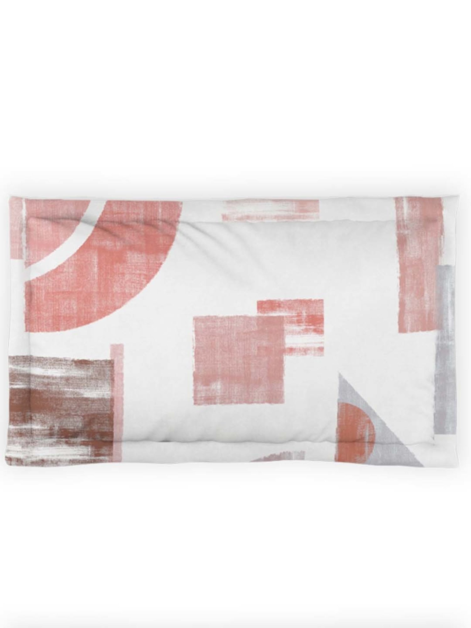 Ddecor Live beautiful Radiance Red 144 TC Cotton Single Bedsheet with 1 Pillow Cover