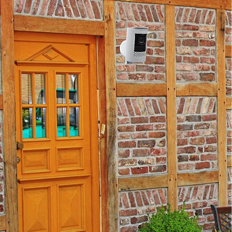 Silicone Skin Case Cover Sun Glare UV amp Weather Protection Skins Compatible for Ring Stick Up Camera Wired 2nd Generation Light Gray 1 Pack