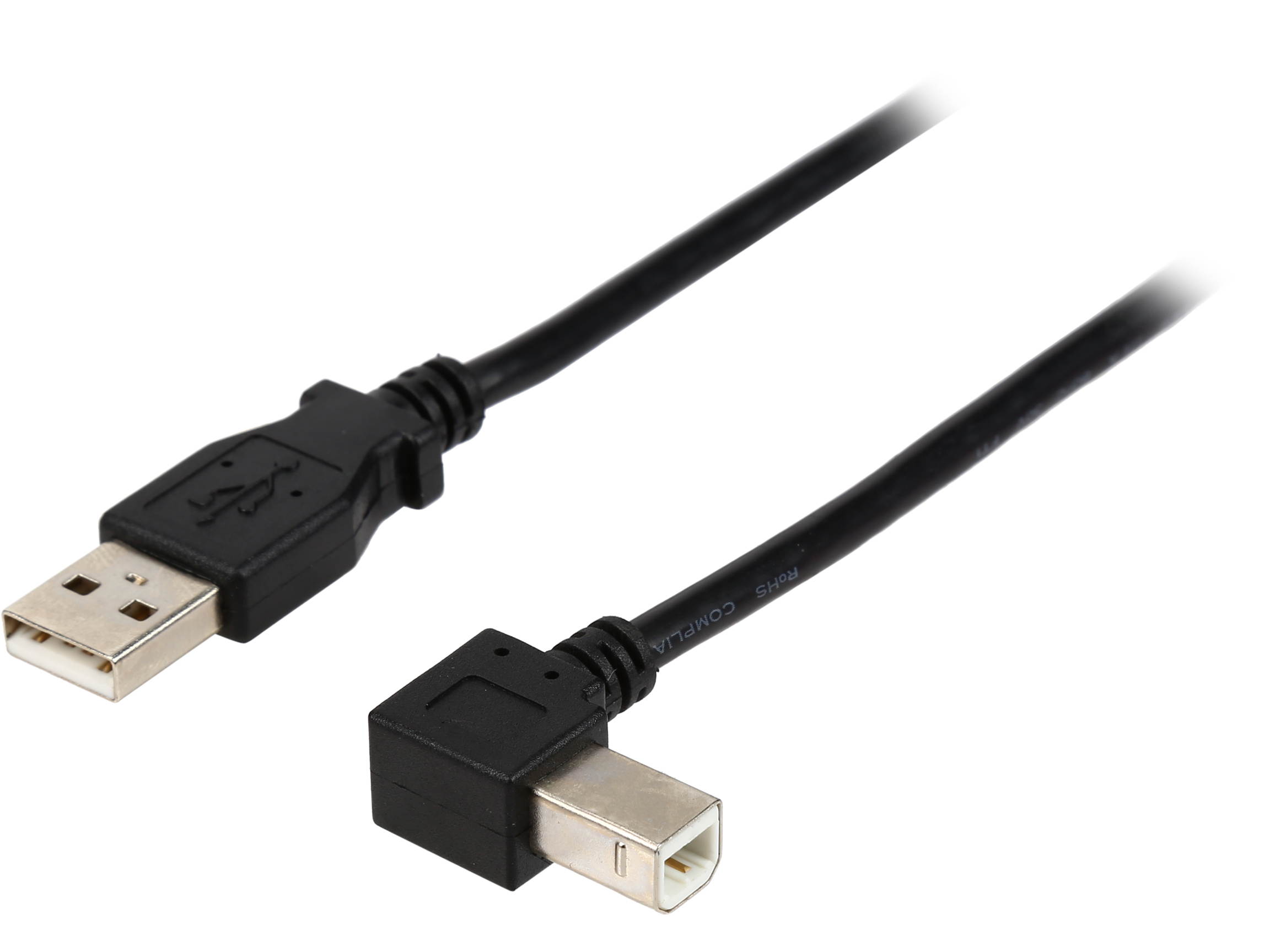StarTech.com USBAB3ML USB 2.0 A to Left Angle B Cable - M/M