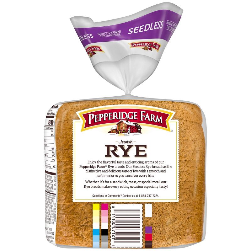 Pepperidge Farm Jewish Rye Seedless Bread - 16oz