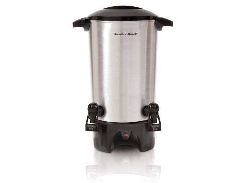 Hamilton Beach Double Spot Urn - Silver