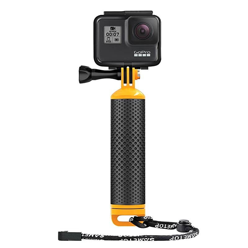 Floating Hand Grip Waterproof Handle Floaty Handler Compatible with GoPro Hero 8 Black Hero 7 BlackSilverWhite 6 5 4 Session 3+ 3 2 1 Hero 2018 Fusion DJI Osmo Action Cameras
