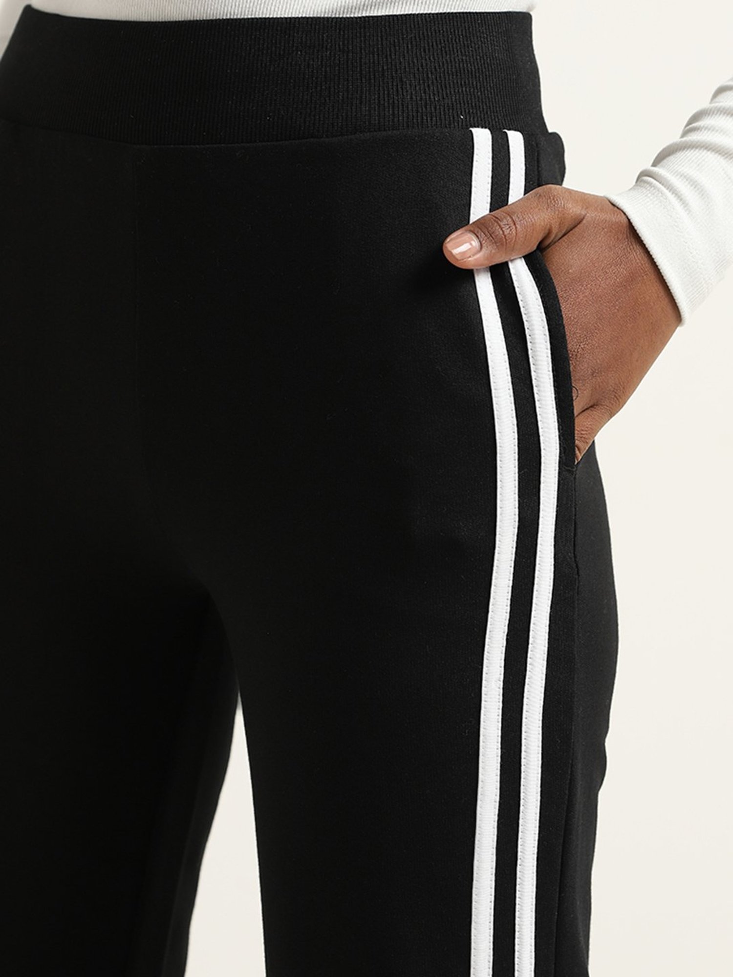 Studiofit by Westside Black High Rise Track Pants