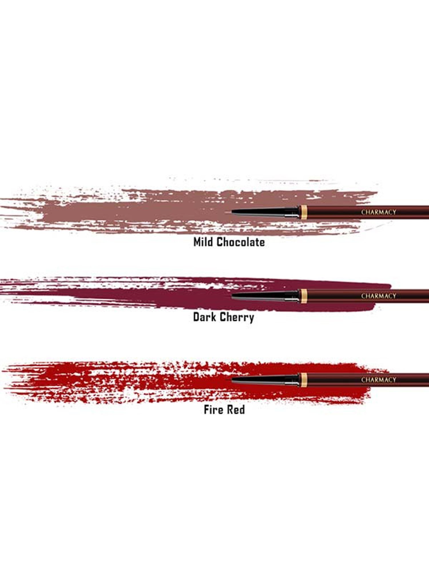 CHARMACY Milano Lip Contour Lip Liner Fire Red - 0.1 gm