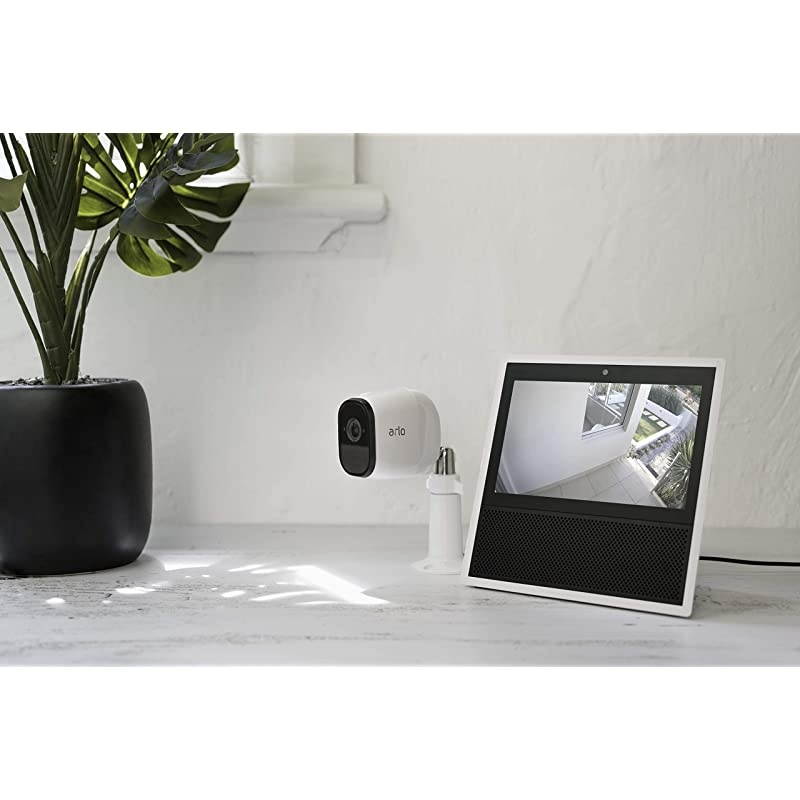 Pro Wireless Home Security Camera System with Siren | Rechargeable Night vision IndoorOutdoor HD Video 2Way Audio Wall Mount | Cloud Storage Included | 1 camera kit VMS4130