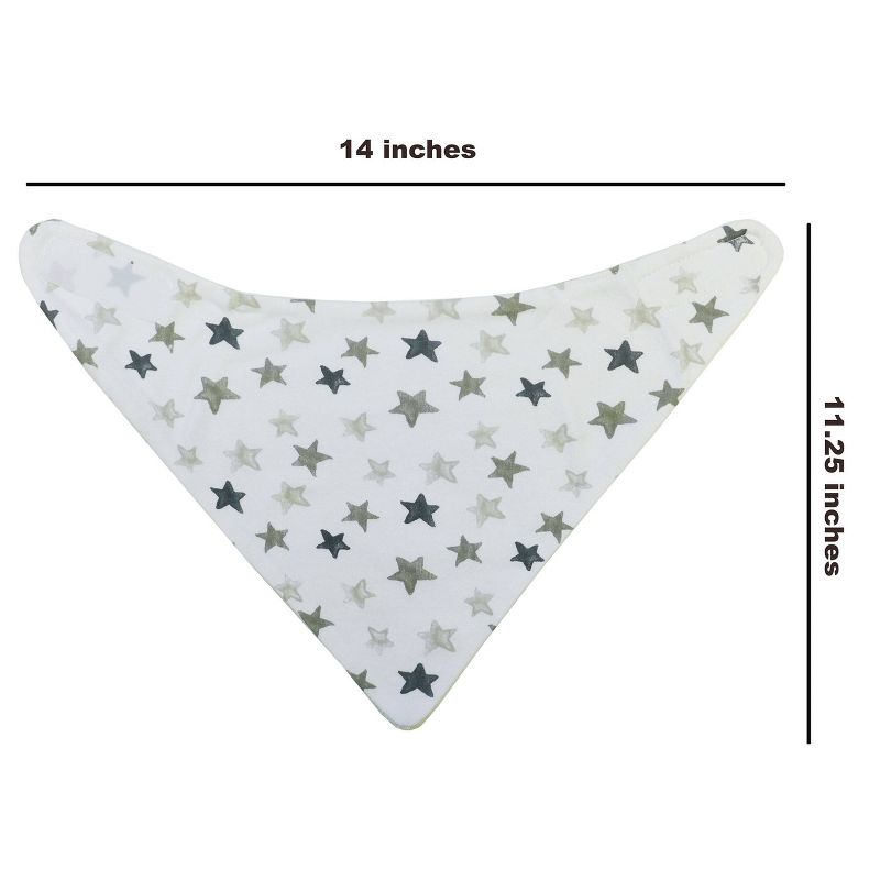 Neat Solutions Bandana Bib Set - Neutral - 3pk