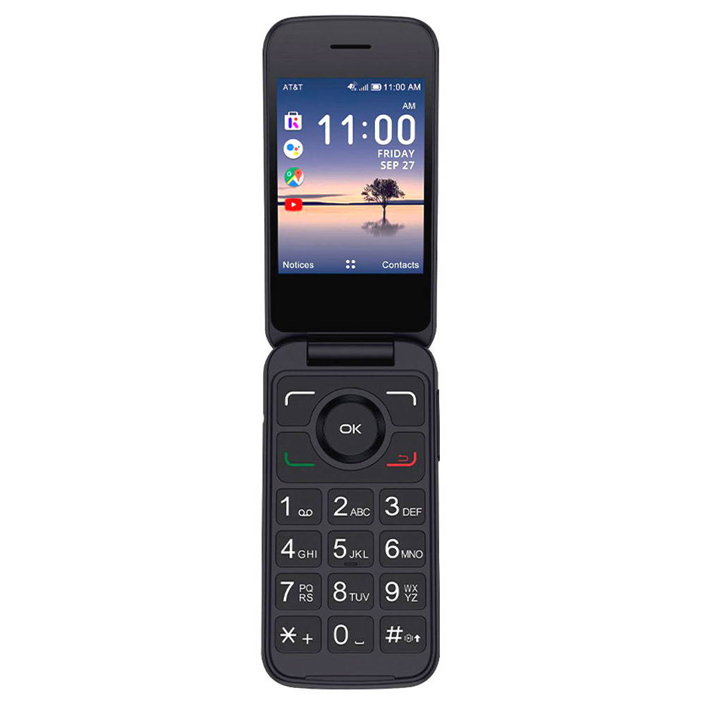 Alcatel SMARTFLIP - Go Flip 3 4052R | Google Assistant Flip Phone | 4G LTE HD Voice | 2.8" Screen (GSM Unlocked)