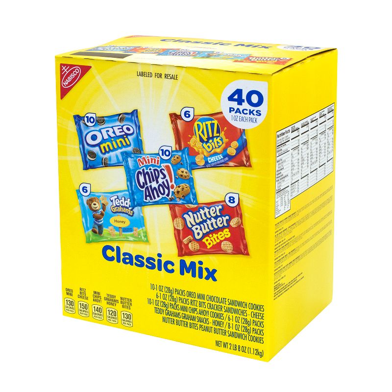 Nabisco Classic Mix Variety Pack - 40pk