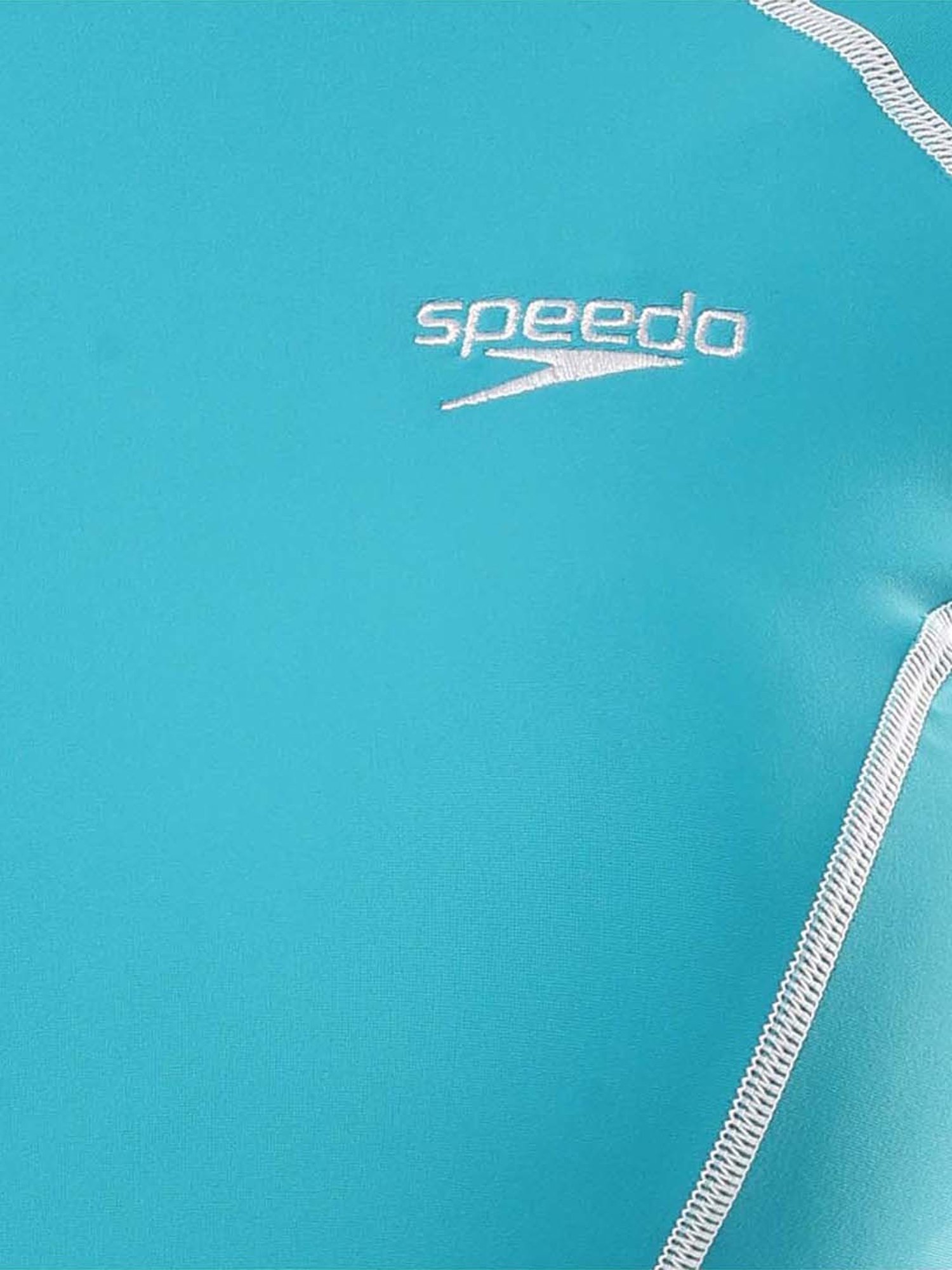 Speedo Blue Self Pattern Swimwear Top
