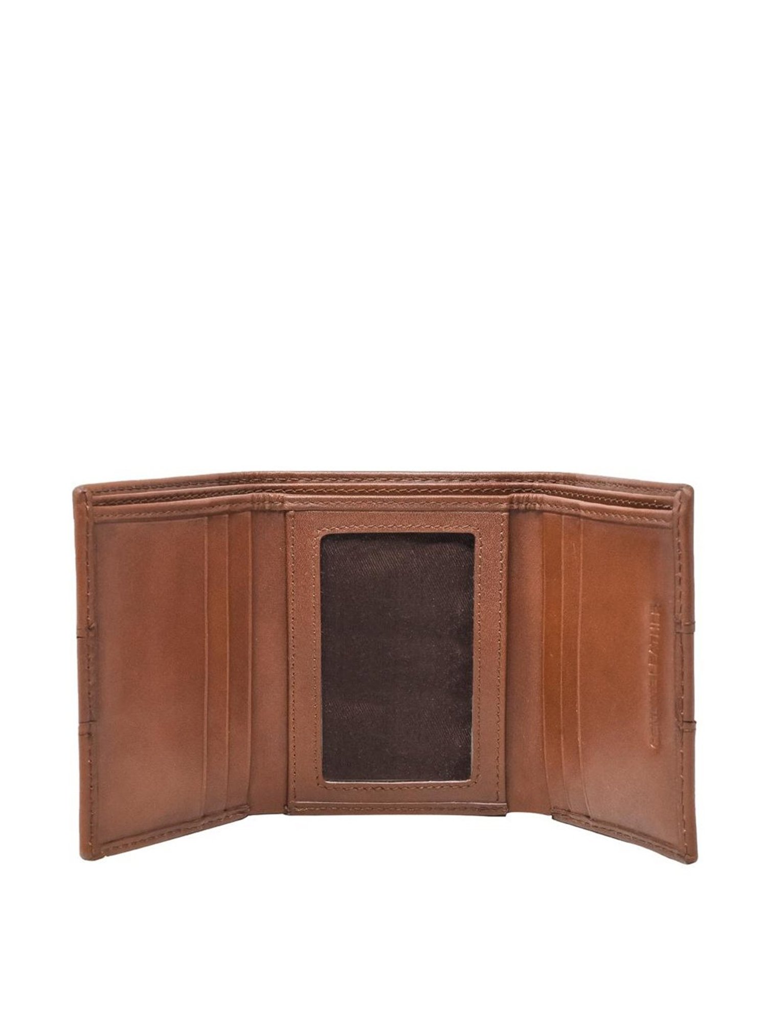 Tohl Sintra Tan Casual Leather Bi-Fold Wallet,Keychain & Key Tag Set for Men