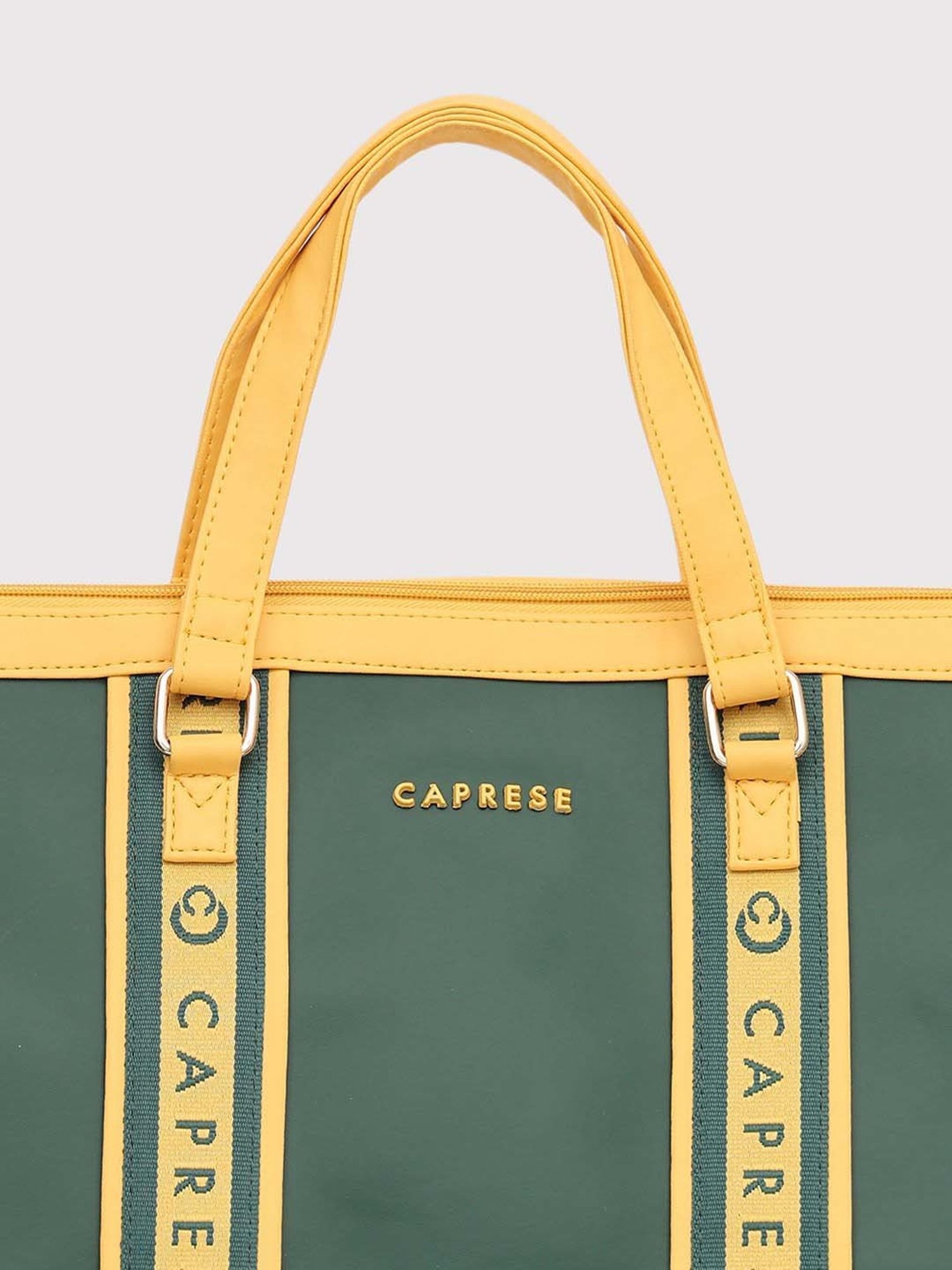 Caprese Trinity Laptop Bag Large Dark Green Women Handbag | Office Handbag | The Kiara Collection