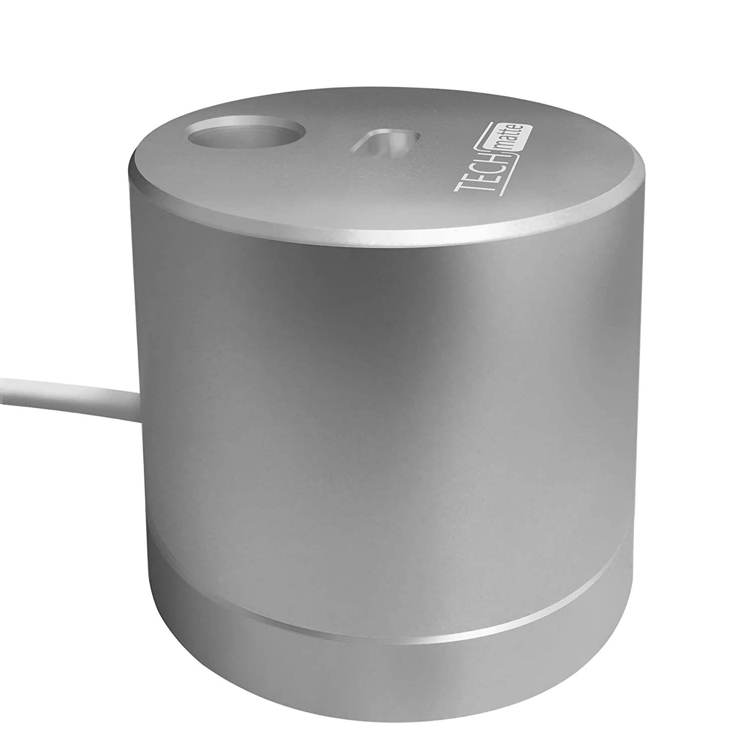 TechMatte Charging Stand for Apple Pencil - Premium Aluminum Charging Dock with Built-in Charging Cable (5feet)