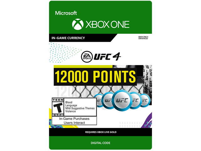 EA SPORTS UFC 4: 500 UFC Points Xbox One [Digital Code]