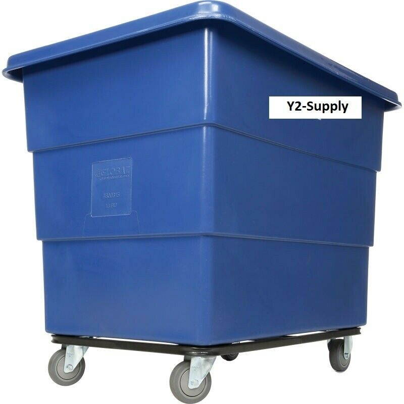 NEW! Plastic Bulk Box Truck, 16 Bushel, Steel Chassis Base, Blue!!