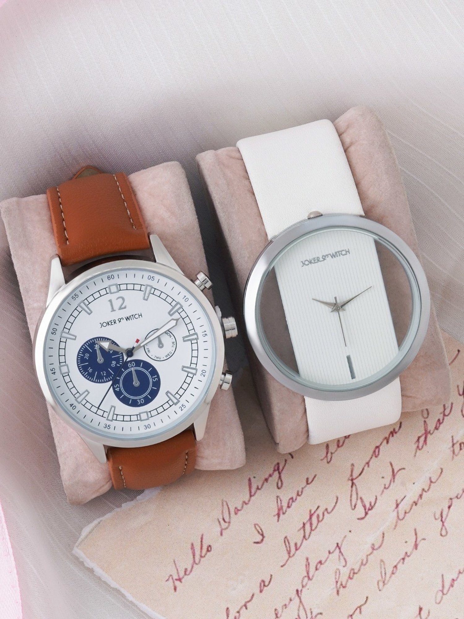 Joker & WItch JWCW345 Chronograph Couple Watch