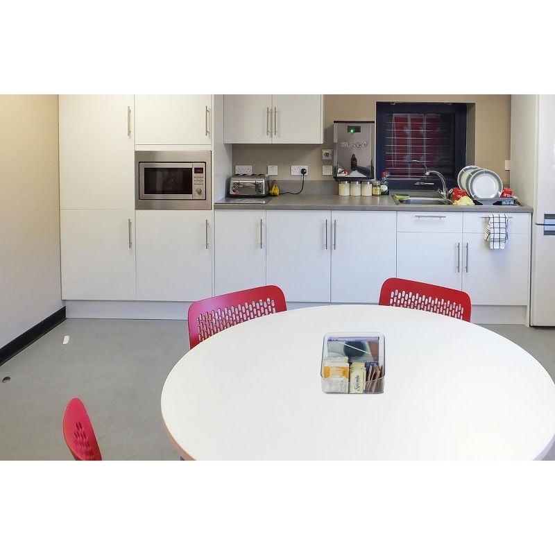 Mind Reader Multi-Purpose Mini Acrylic Coffee & Tea Condiment Storage Organizer, Clear