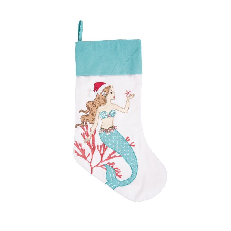 C&F Home Brunette Mermaid Stocking
