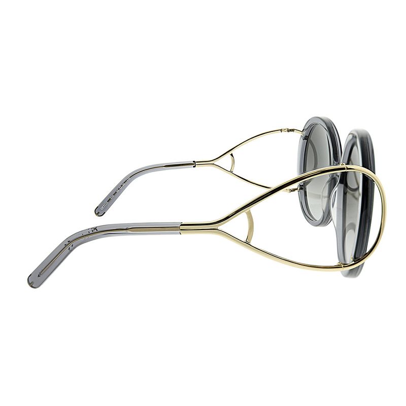 Chloe Jackson  035 Womens Round Sunglasses Grey 56mm