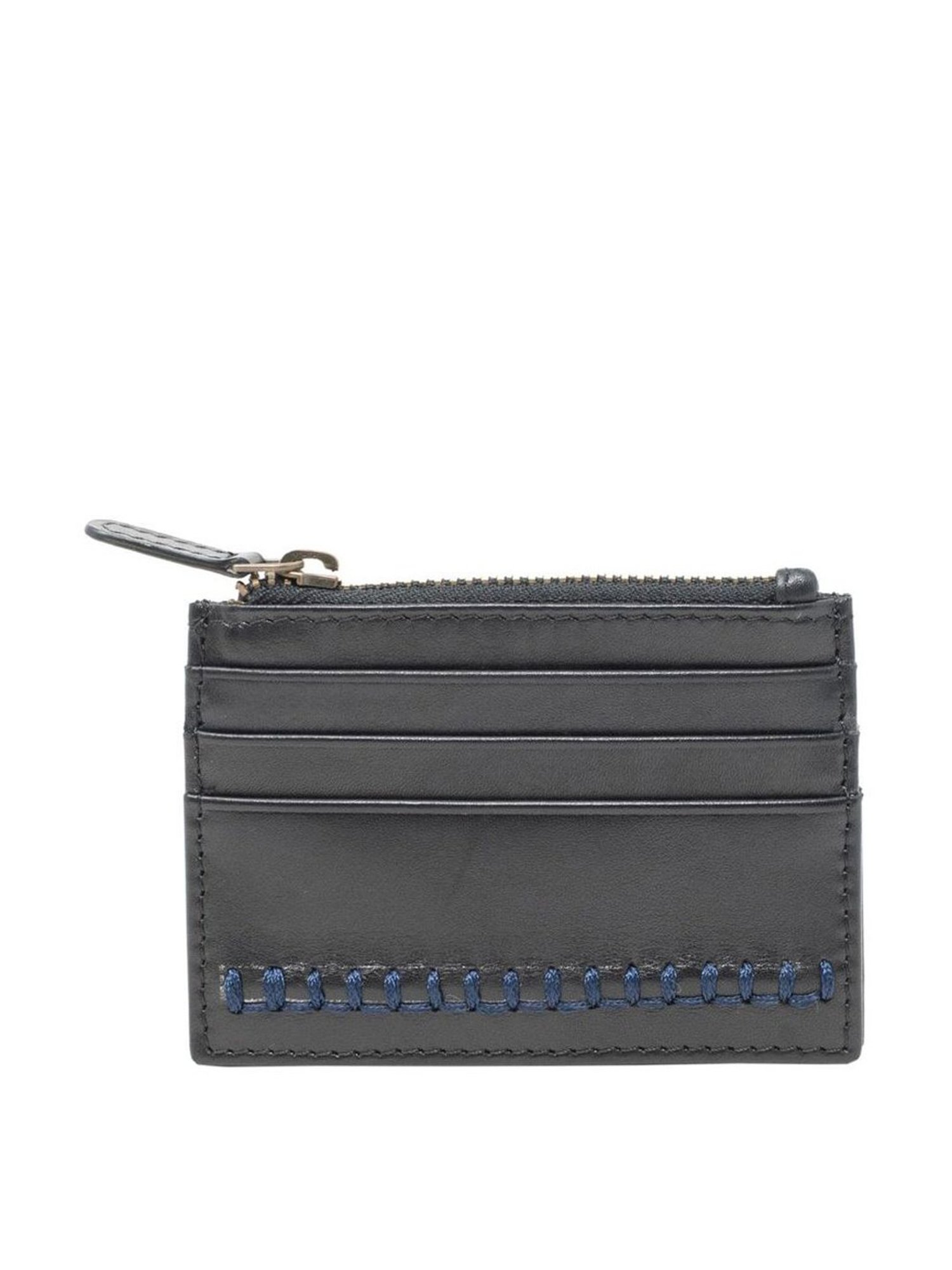 Tohl Black Casual Leather Wallet for Men