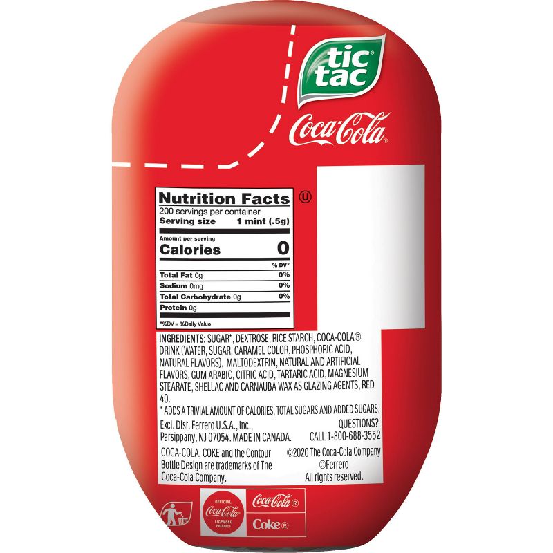 Tic Tac Coca Cola - 3.4oz