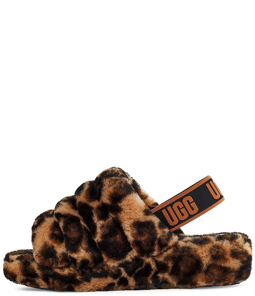 UGG&reg; Fluff Yeah Panther Fur Slides