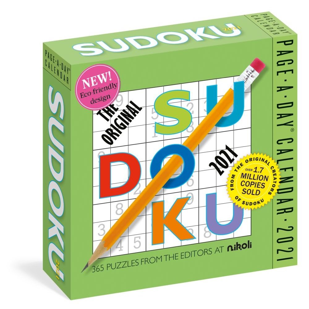 Original Sudoku Page-A-Day Calendar 2021