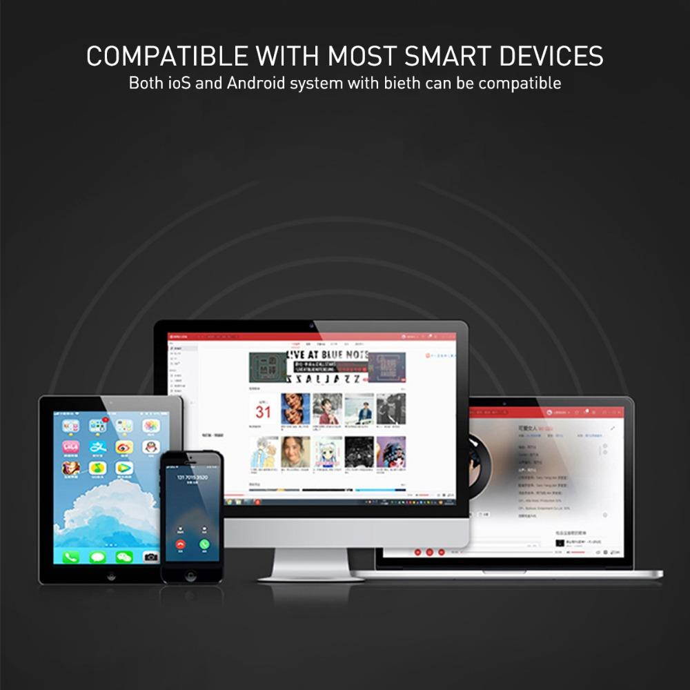 Fineblue F970 Portable MINI Wireless Bluetooth Neck Clip Telescopic Type Business Sport Earphone Vibration Wear Clip with Mic UM (White)