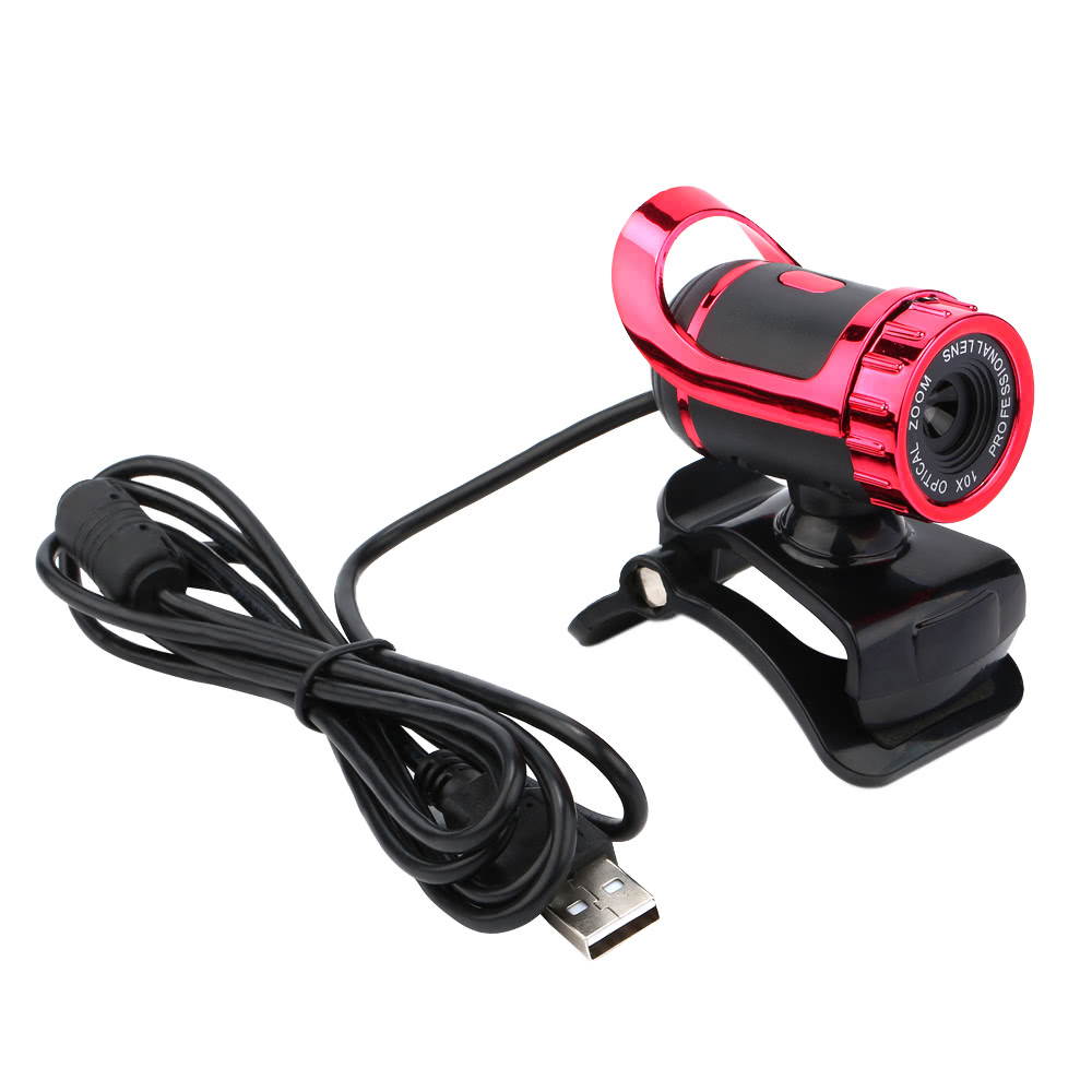 USB 2.0 50 Megapixel HD Camera Web Cam 360 Degree with MIC Clip-on for Desktop Skype Computer PC Laptop