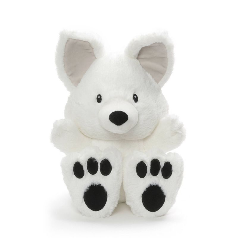 G by GUND Silly Pawz Arctic Fox Plush Stuffed Animal White 12"