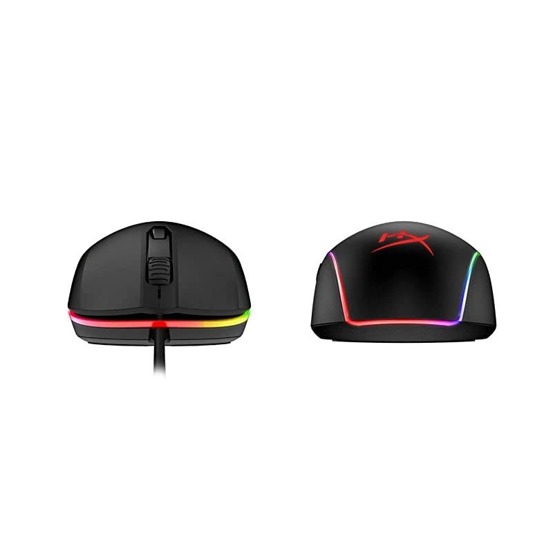 Pulsefire Surge RGB Wired Optical Gaming Mouse Pixart 3389 Sensor up to 16000 DPI Ergonomic 6 Programmable Buttons Compatible with Windows 108187 Black