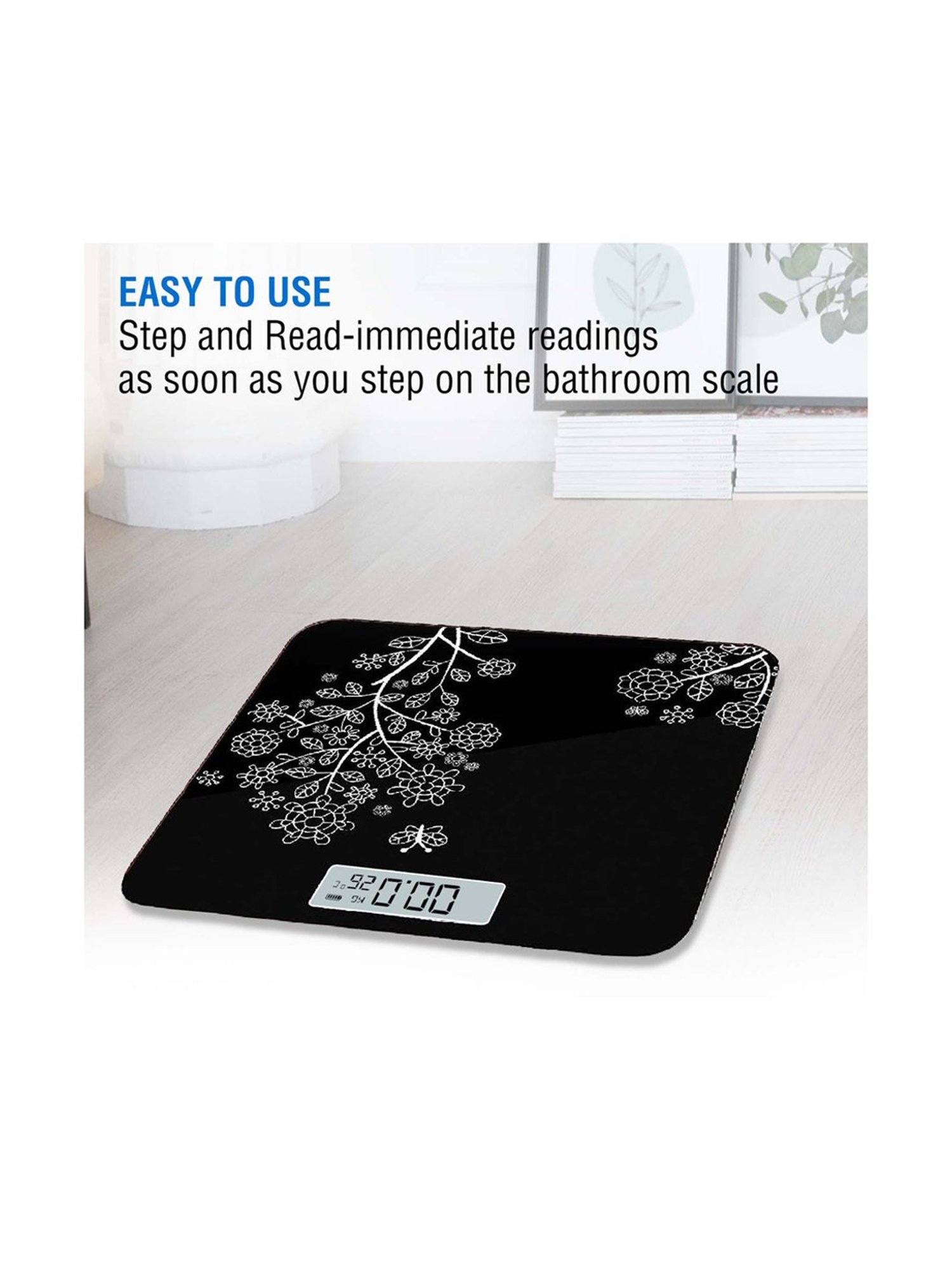 MAXPRO WC134 Wave Digital Weight Scale (Black)