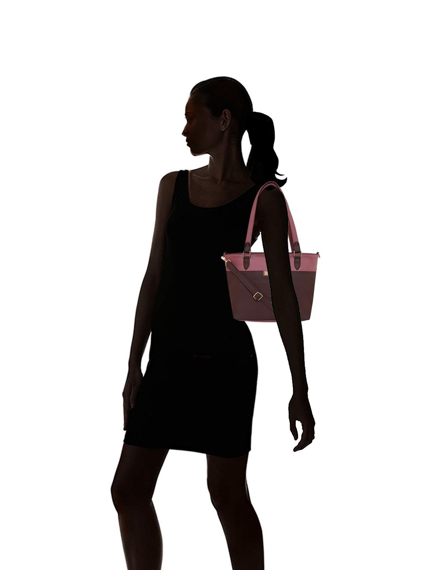 Giordano Brown Solid Medium Shoulder Handbag