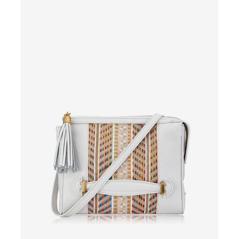 GiGi New York White Dana Crossbody Bag