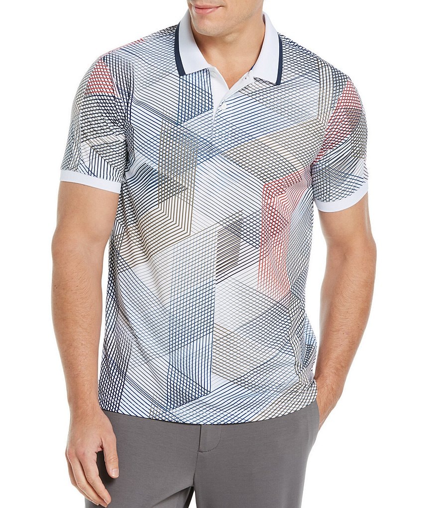 Cutter & Buck Big & Tall Prospect Textured Performance Stretch Short-Sleeve Polo Shirt