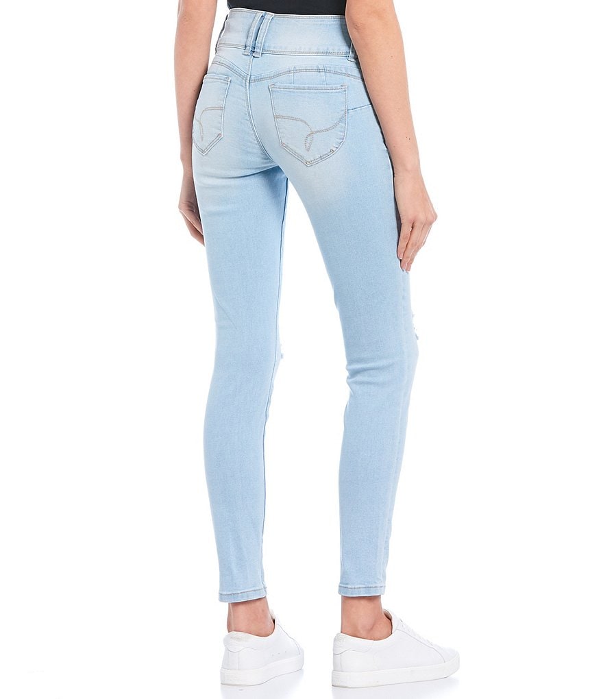 YMI Jeanswear Triple Button Wannabettabutt Repreve Sustainable Skinny Jeans